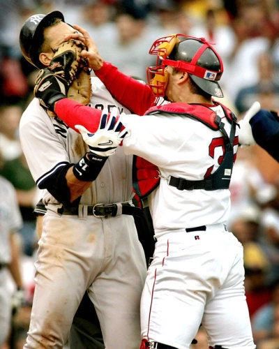 Alex Rodriguez Jason Varitek Keychain Red Sox Yankees Ny Baseball Picture Mlb
