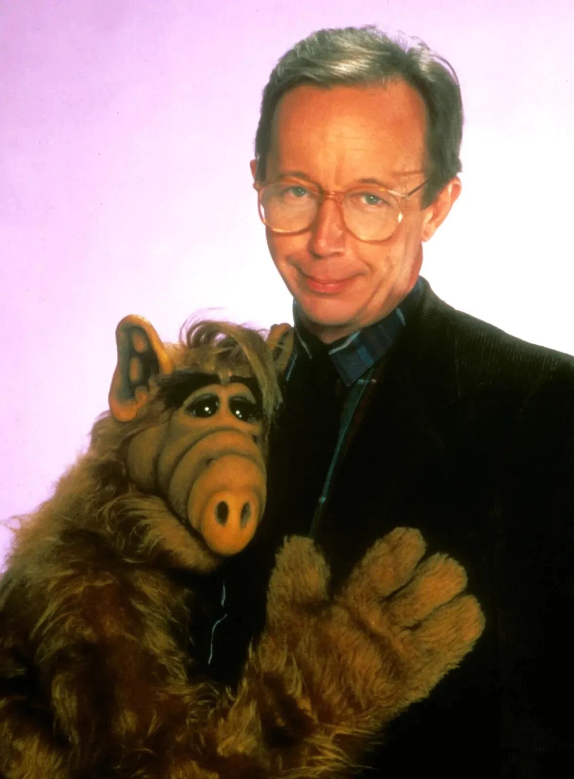 Alf& Max Wright From Tv Show Series Publicity Picture Keychain Print