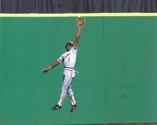 Al Bumbry Keychain Baltimore Oriole O'S Picture Baseball Mlb Leaping Catch