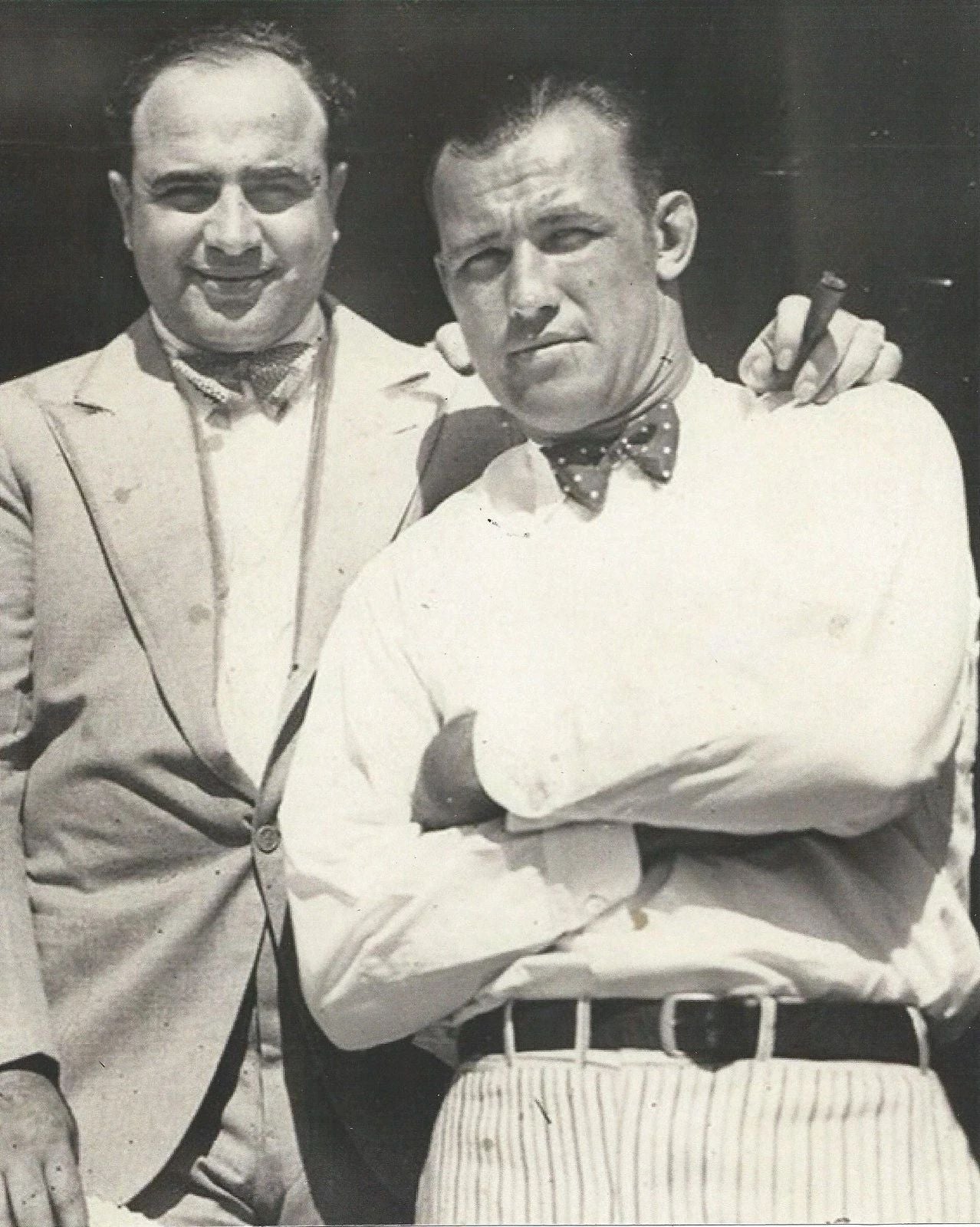 Al Capone & Jack Sharkey Magnet Mafia Organized Crime Mobster Mob Picture