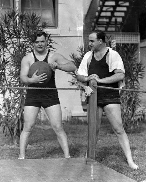 Al Capone & James Braddock Magnet Mafia Organized Crime Mobster Mob Picture