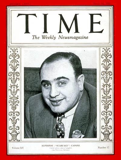 Al Capone Photo Mafia Organized Crime Mobster Mob Rare Magazine Picture