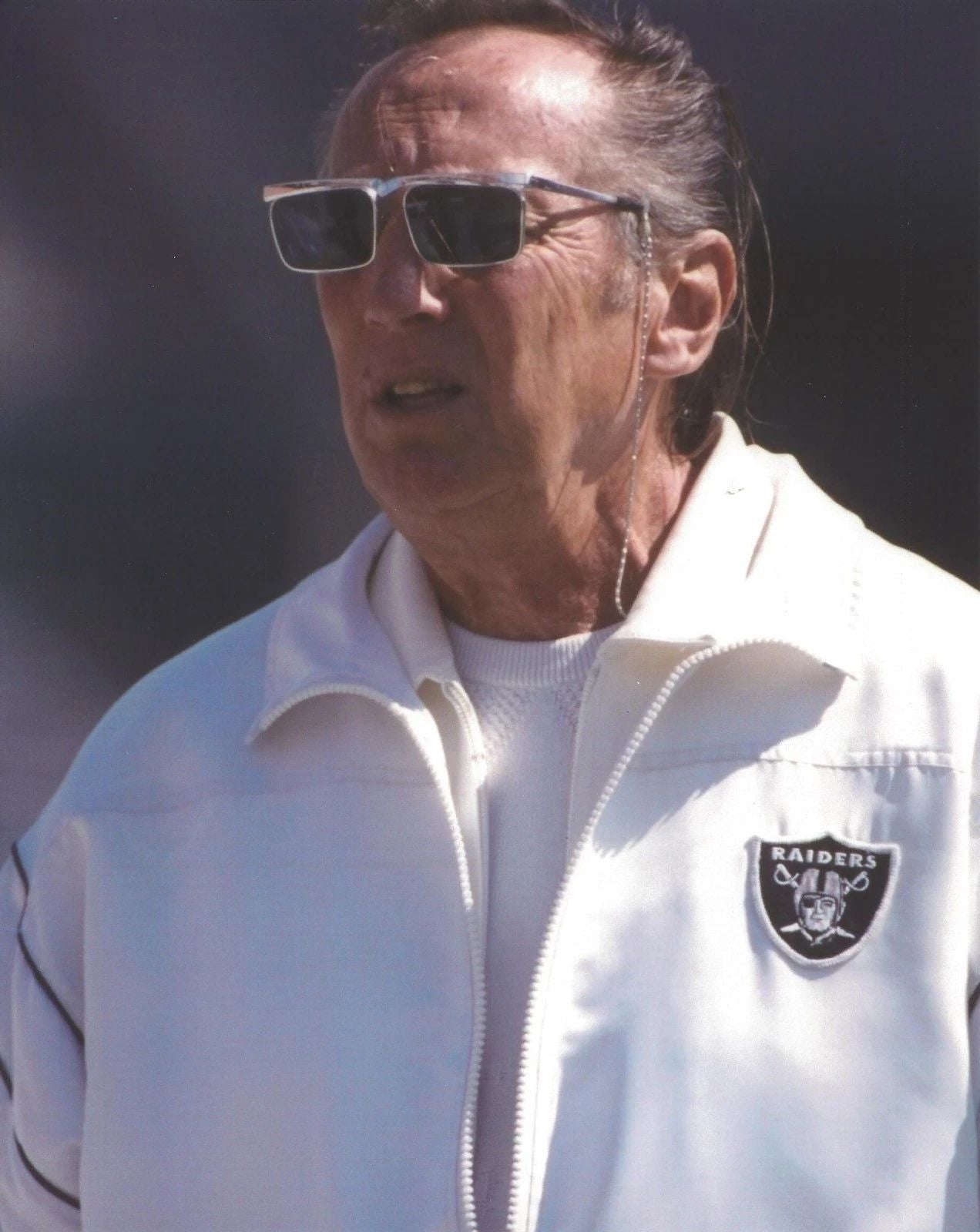 Al Davis Photo Oakland Raiders La Picture Nfl Football Owner & Gm Jacket