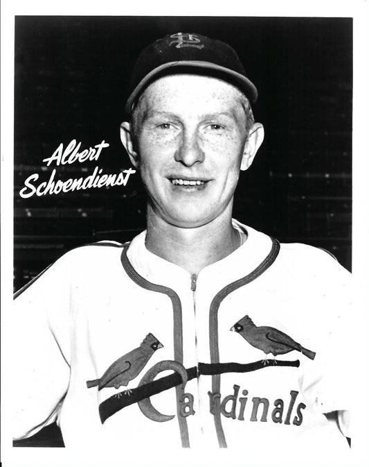 Al Red Schoendienst Keychain St Louis Cardinals Baseball Picture Mlb Bw