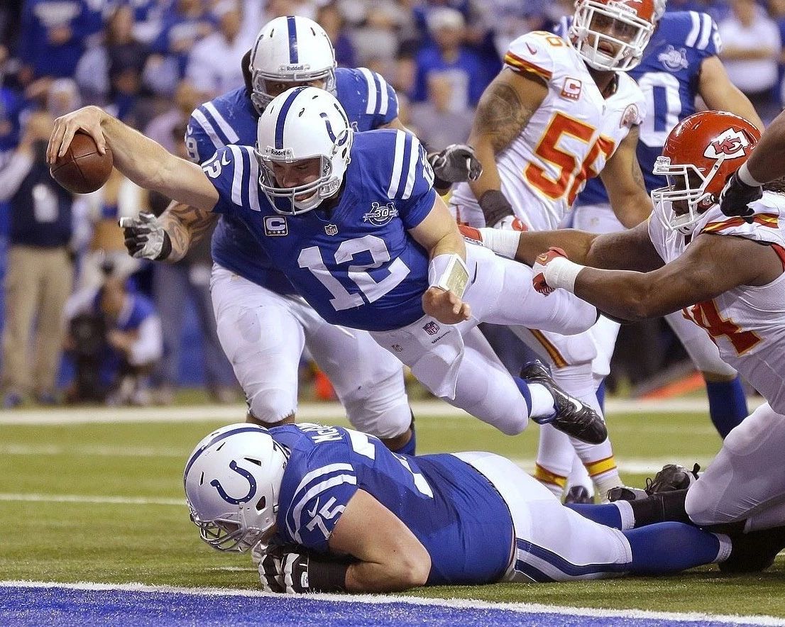 Andrew Luck Keychain Indianapolis Colts Football Picture Nfl Td
