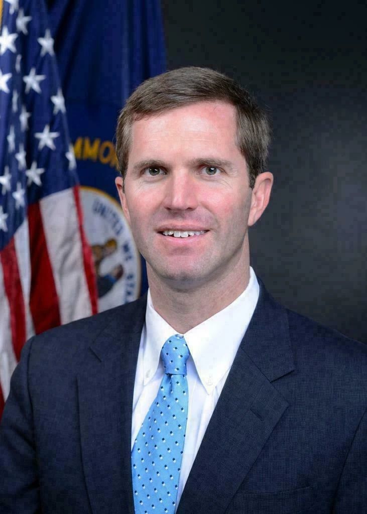 Andy Beshear Kentucky State Governor Keychain Picture Portrait Print Democrat