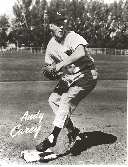 Andy Carey Keychain New York Yankees Ny Baseball Picture Mlb
