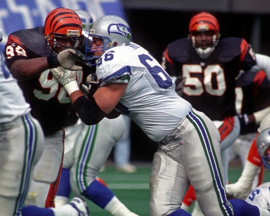 Andy Heck Magnet Seattle Seahawks Picture Nfl Football Vs Bengals