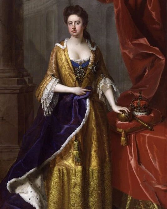 Anne, Queen Of England, Great Britain Glossy Keychain Scotland Keychain Ireland