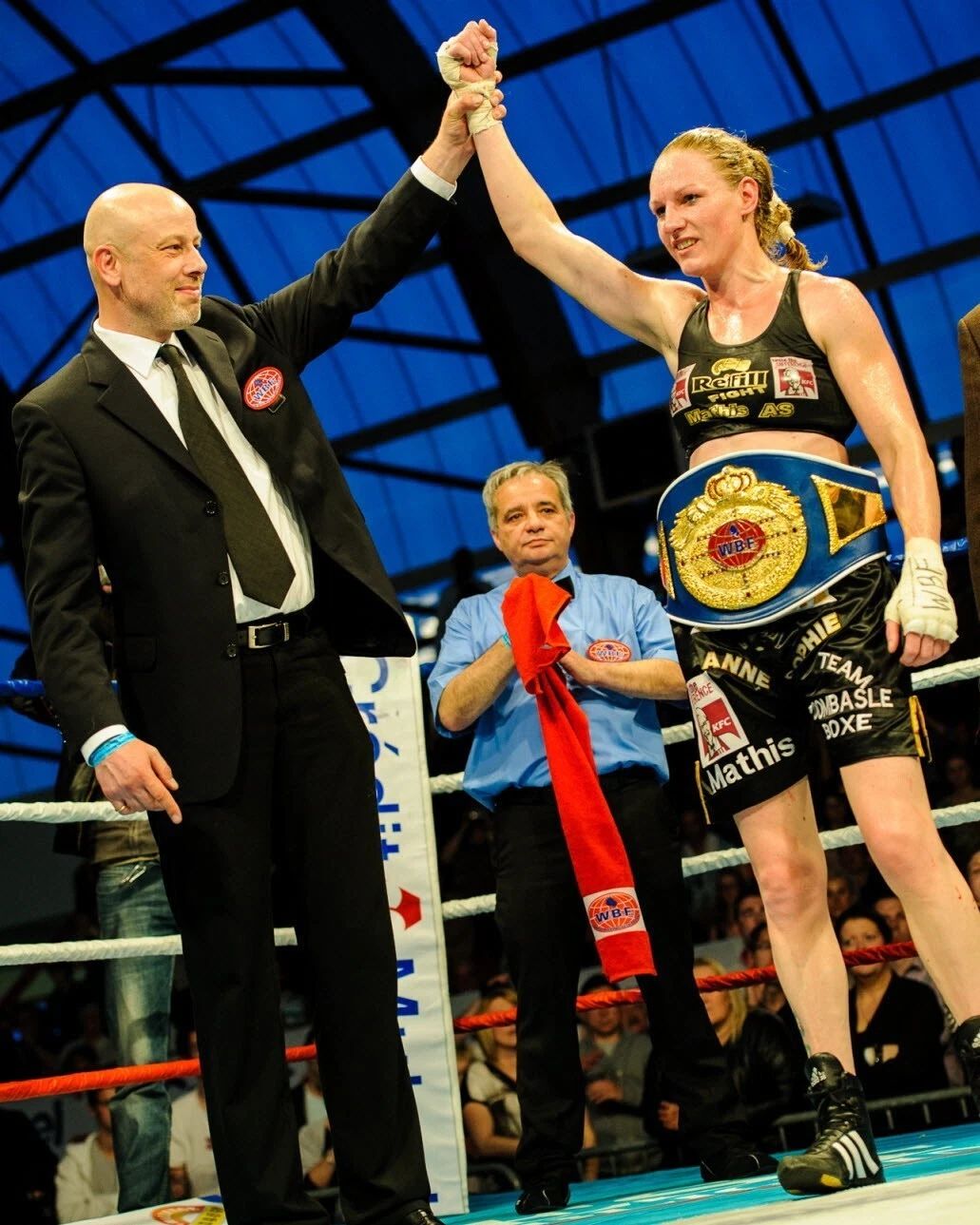 Anne Sophie Mathis Keychain Boxing Picture