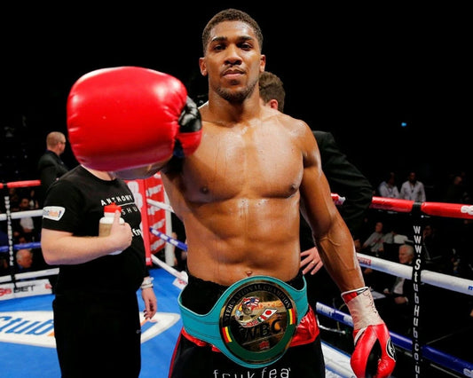 Anthony Joshua Magnet Boxing Picture With Belt