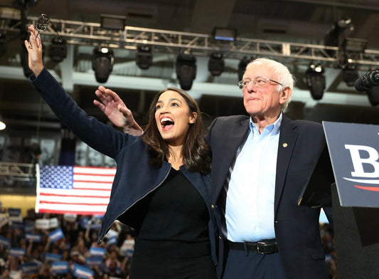 Aoc Alexandria Ocasio Cortez Bernie Sanders Us Congress Magnet Magnet