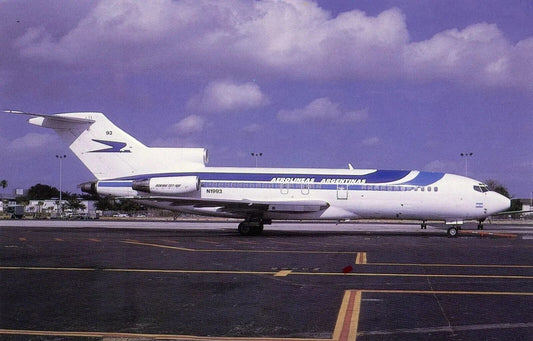 Argentina Airlines Aerolineas Argentinas B727 100 Retro Picture Magnet