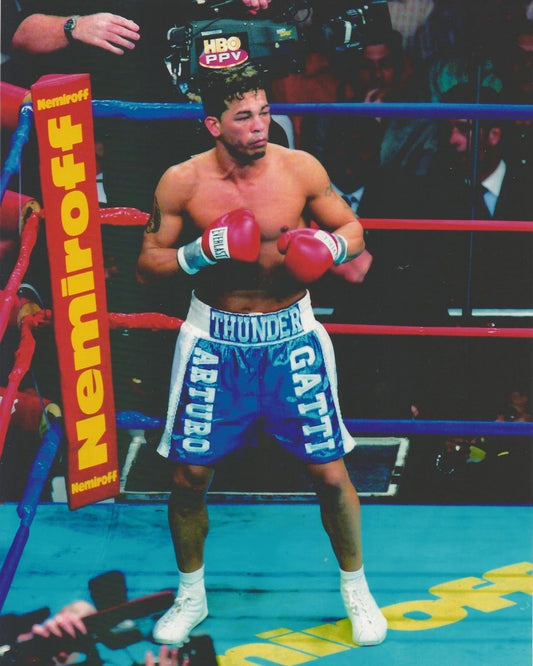 Arturo Gatti Photo Boxing Picture In Corner Thunder