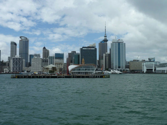 Auckland Skyline Day Time Keychain Picture Keychain New Zealand Polynesian