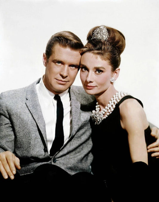 Audrey Hepburn & George Peppard Breakfast At Tiffany'S Keychain Print