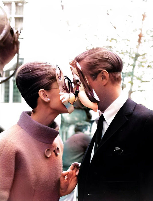 Audrey Hepburn & George Peppard Breakfast At Tiffany'S Magnet Magnet