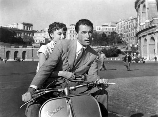 Audrey Hepburn & Gregory Peck In Roman Holiday Picture Photo Print 5 X 7