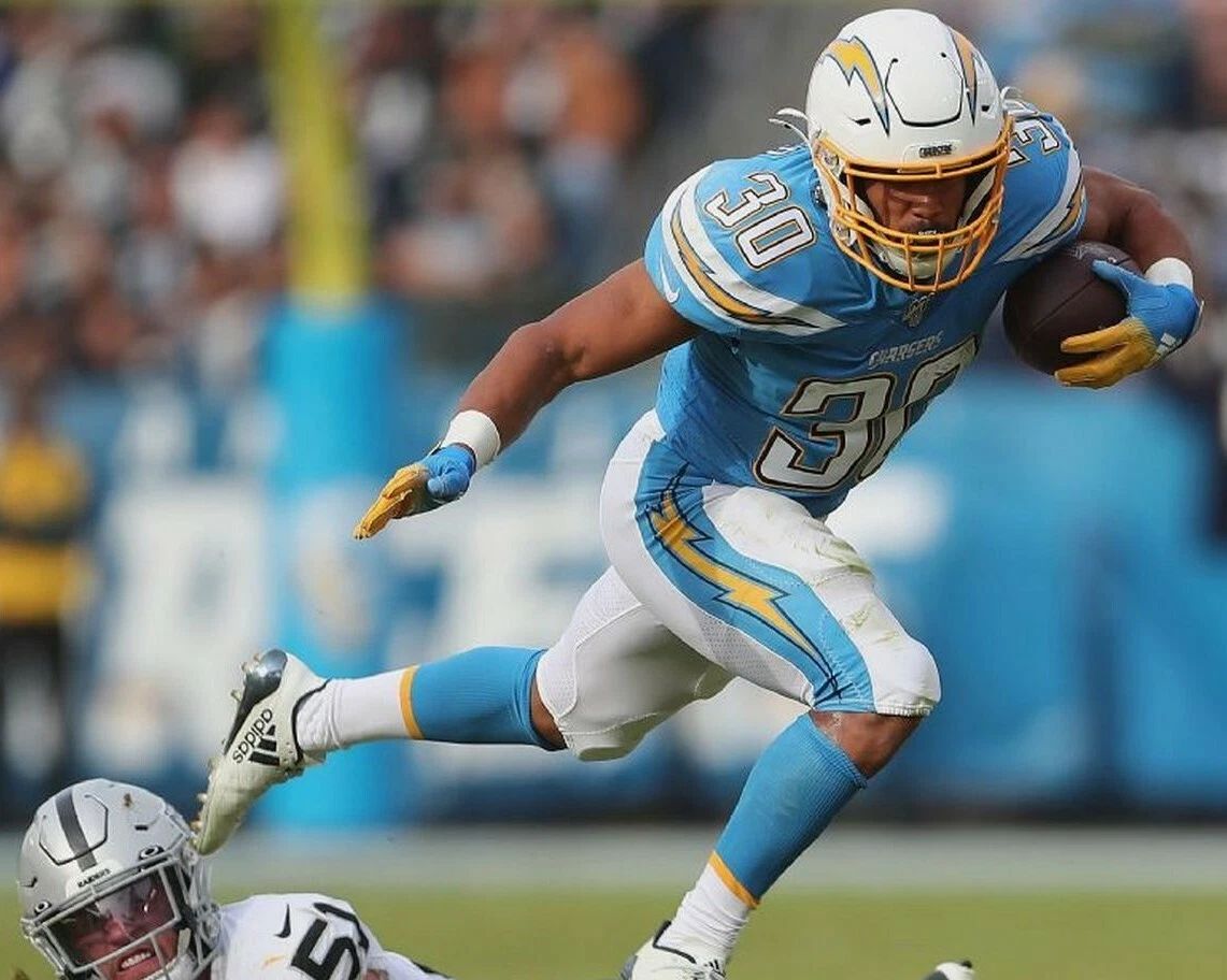 Austin Ekeler Keychain Los Angeles Chargers La Picture Nfl Football Action