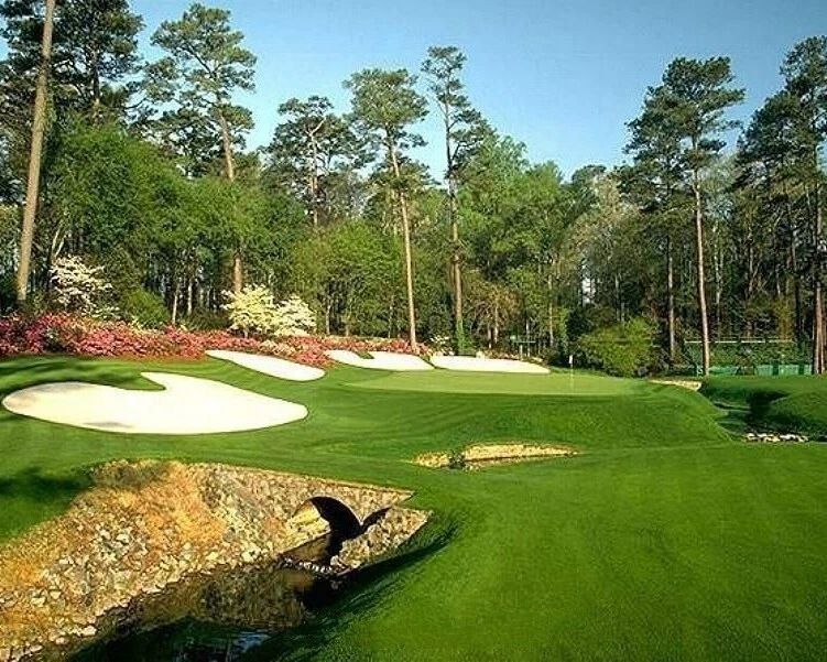 Azalea Keychain Picture Pga Augusta Golf Course 13Th Hole