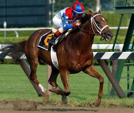 Azeri Keychain Horse Racing Picture Jockey