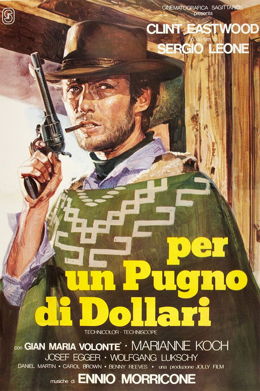 A Few Dollars More Movie Western Drama Print Jigsaw Puzzle