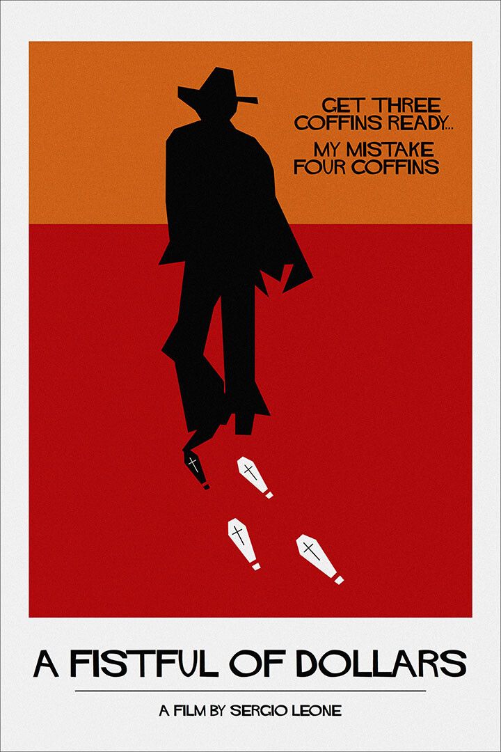 A Fistful Of Dollars Movie Printing Drama Action Wall Art Home Poster