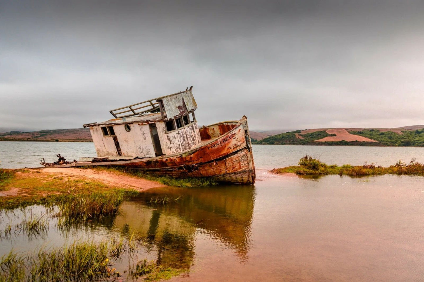 A Shipwreck Point Reyes California Picture Keychain Keychain Picture Print Boat Beach