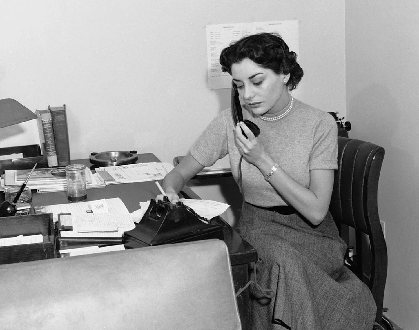 A Young Barbara Walters Classic Picture Photo Print
