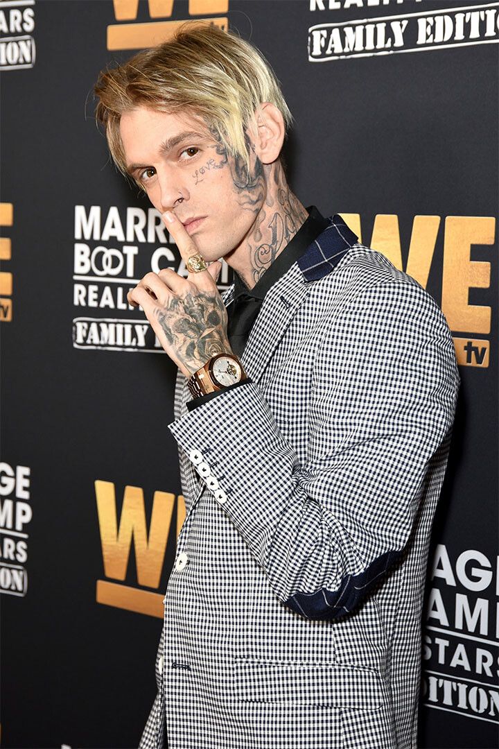 Aaron Carter Blue Hair Music Artist Singer Wall Art Home Decor Poster