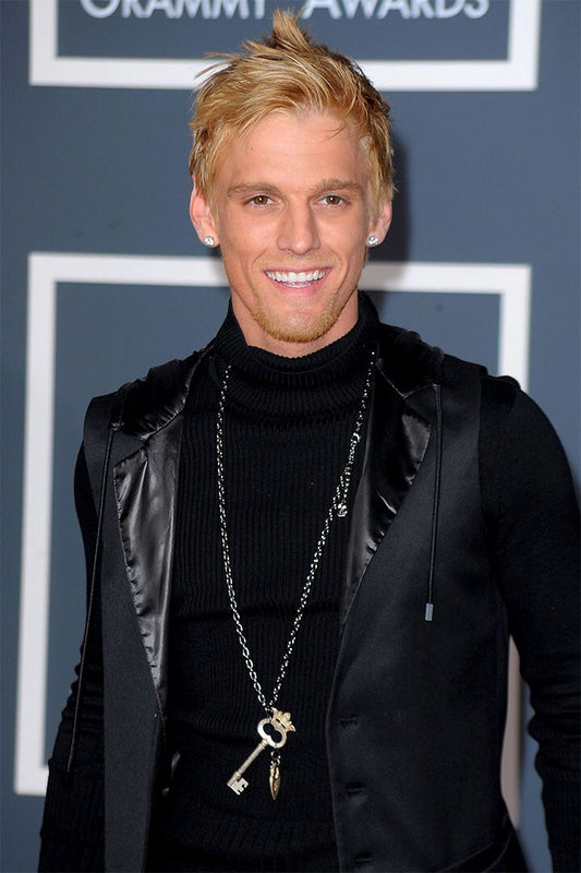 Aaron Carter Leather Jacket Rapper Singer Jigsaw Puzzle