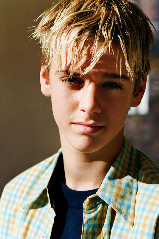 Aaron Carter Leather Jacket Singer Rapper Jigsaw Puzzle