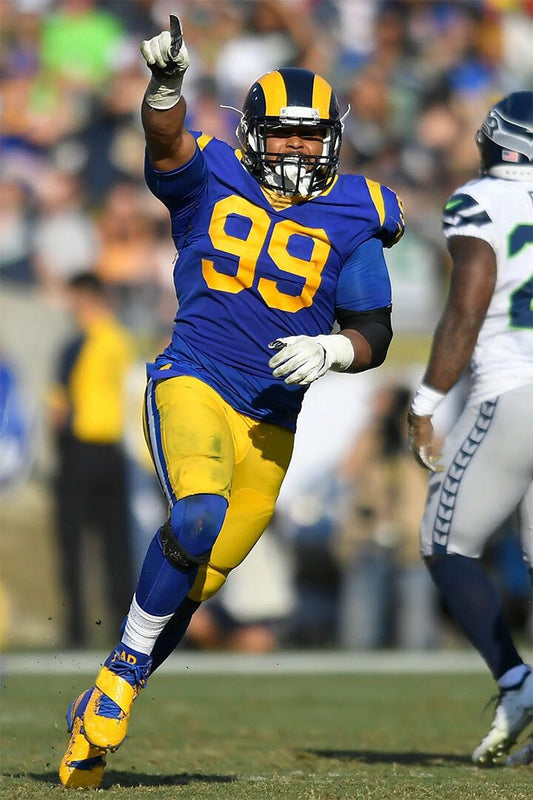 Aaron Donald 10 Los Angeles Rams American Football Player Jigsaw Puzzle