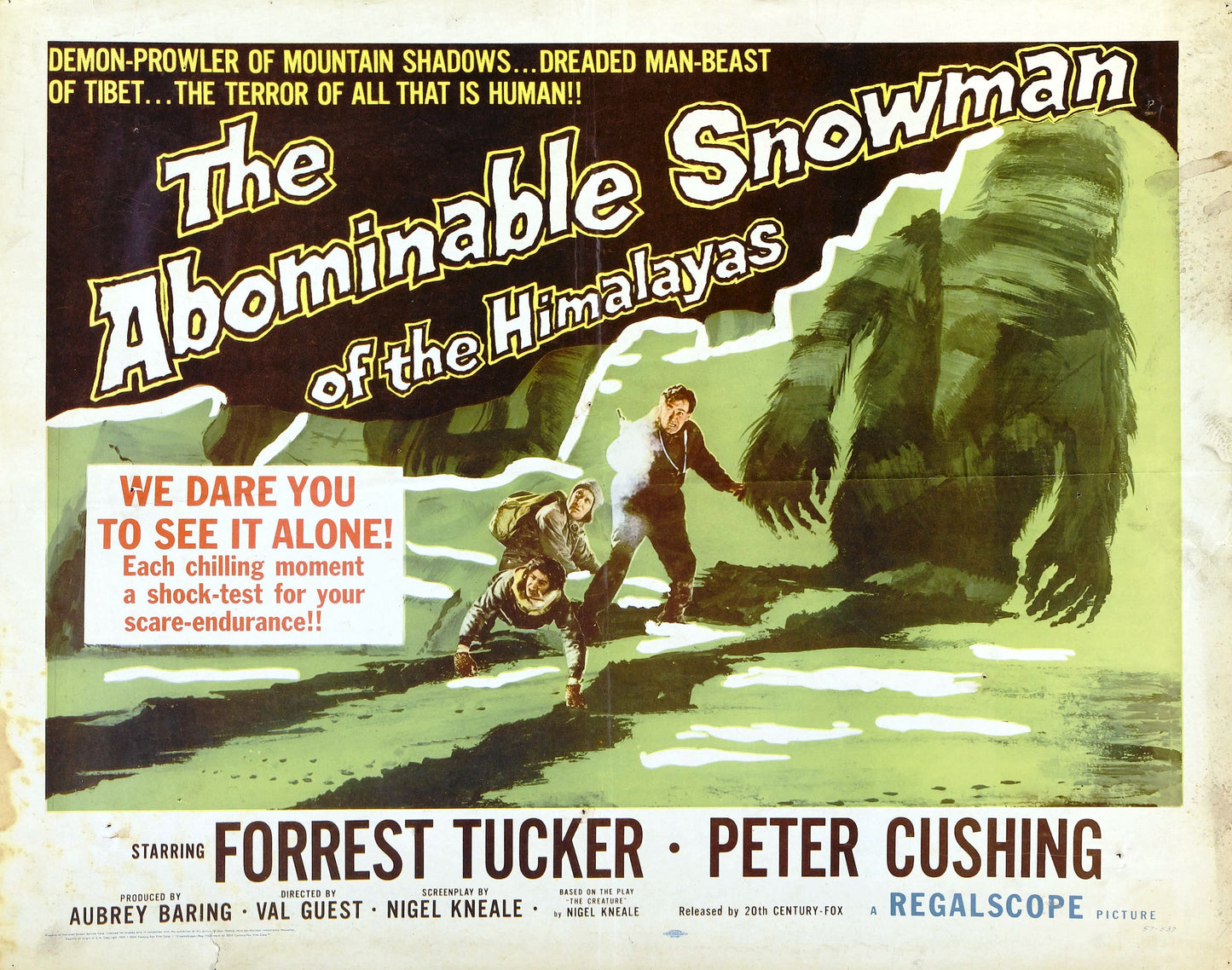 Abominable Snowman Of Himalayas 02 Movie Magnet