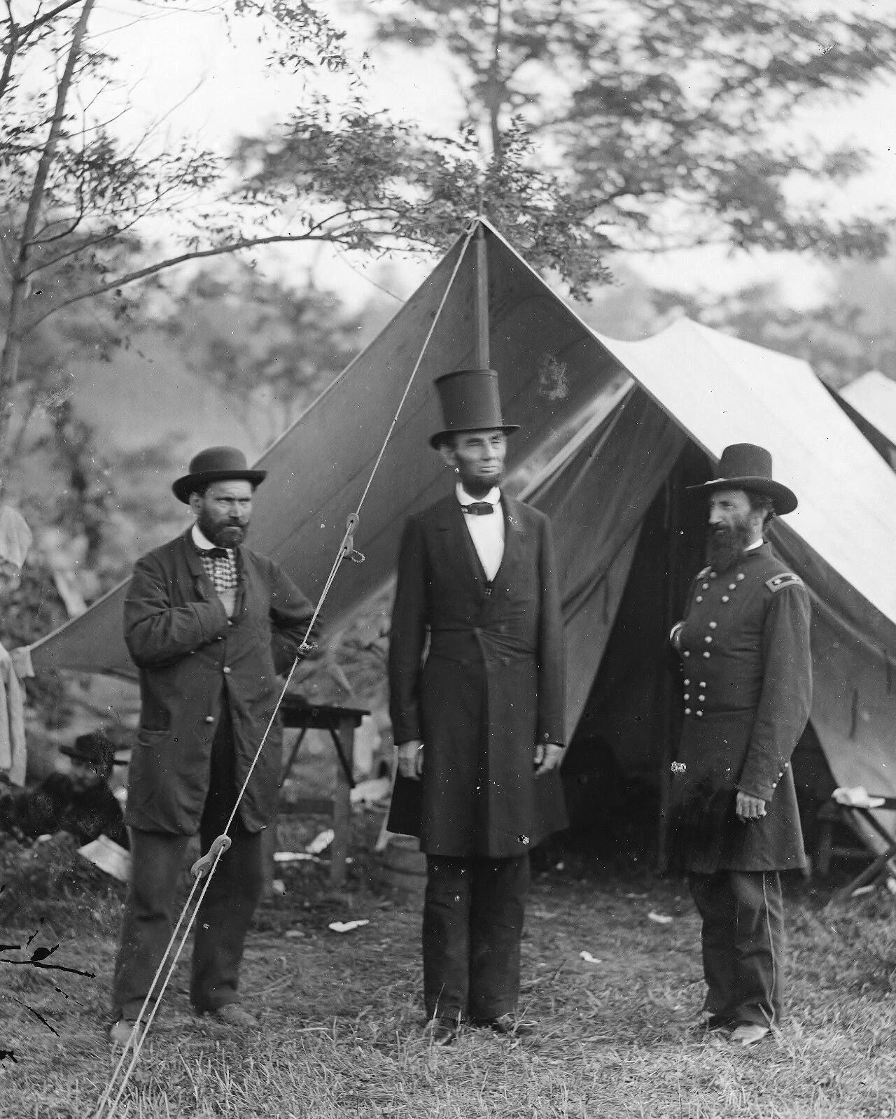 Abraham Lincoln W Pinkerton Civil War 8 X 10 Photo Photograph Picture America