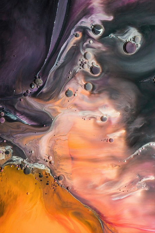 Abstract Background With Flow Painting Art Wall Decor Jigsaw Puzzle