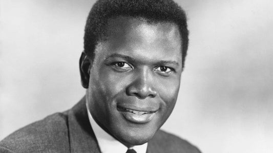 Academy Award Black Actor Sidney Poitier Retro Old Publicity Magnet