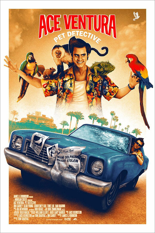 Ace Ventura Business Card Movie Art Home Decor Jigsaw Puzzle