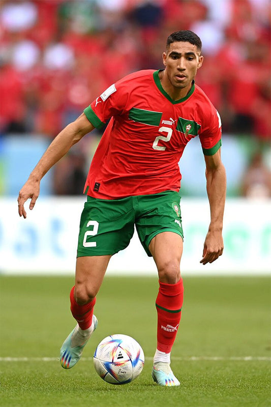 Achraf Hakimi Morocco National Team World Soccer Fans Jigsaw Puzzle