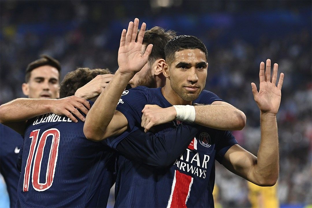Achraf Hakimi Paris Soccer Champions Of European Final Match Jigsaw Puzzle