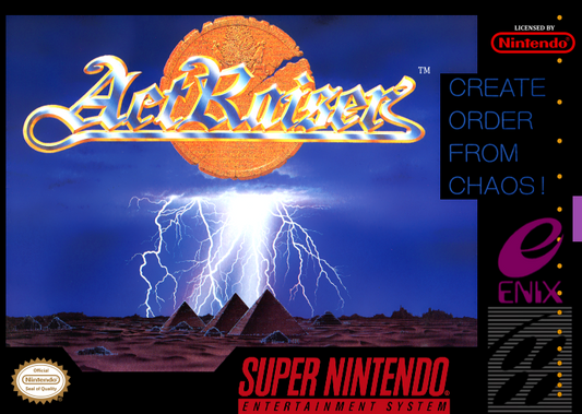 Actraiser (Usa) Snes Print Poster