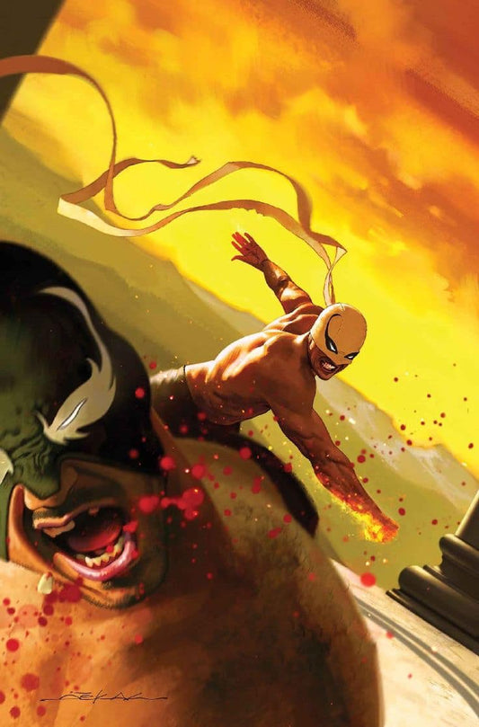 Action Comic Fight Scene (2) Print Poster