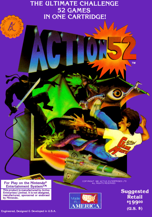Action 52 (Usa) (Unl) Nes Jigsaw Puzzle