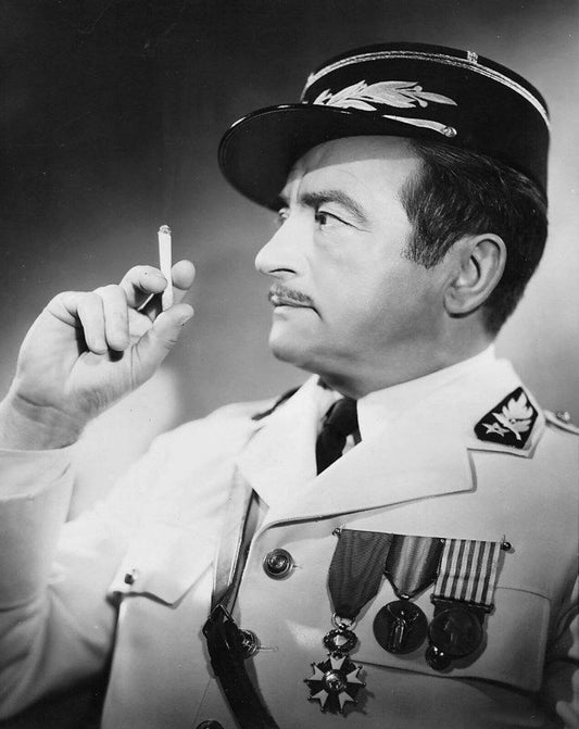 Actor Claude Rains In Casablanca Classic Movie Poster Photo