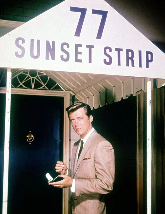Actor Edd Byrnes In 77 Sunset Strip Classic Tv Show Picture Magnet Print