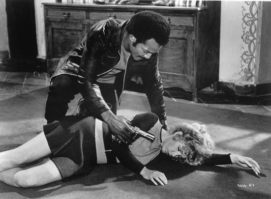 Actor Jim Brown In Classic Movie Slaughter Picture Magnet Print