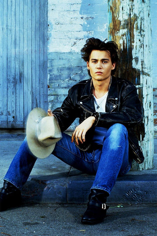 Actor Johnny Depp Music Star Young Musician Jigsaw Puzzle