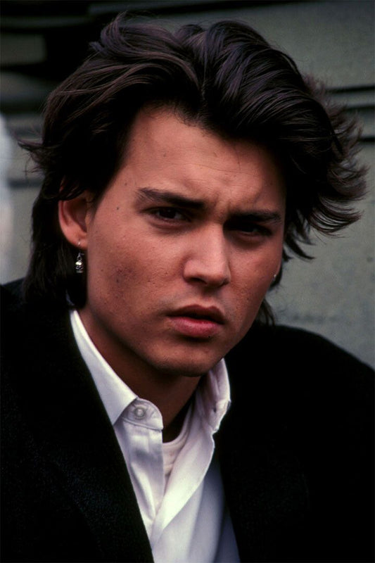 Actor Johnny Depp Music Star Young Painting Jigsaw Puzzle