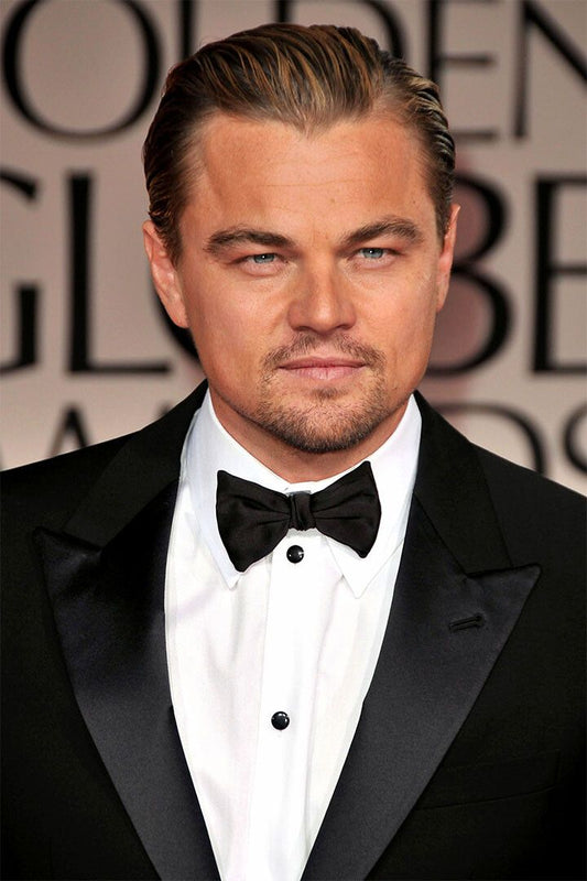 Actor Leonardo Dicaprio In Black Jacket Smile Wall Home Decor Jigsaw Puzzle