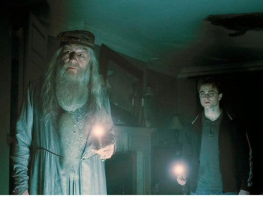 Actor Michael Gambon Dumbledore In Harry Potter Picture Magnet Magnet Print